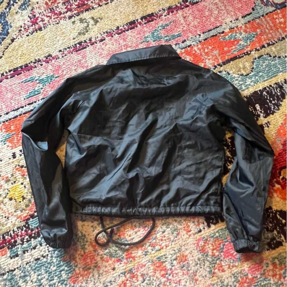Champion Black Cropped windbreaker Jacket size XS - image 5