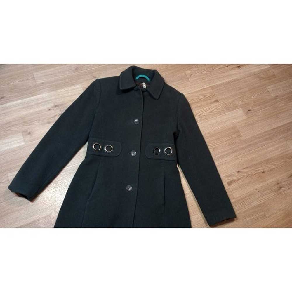 VTG Via Spiga Trench Coat Womens Sz 2 Wool Cashme… - image 3