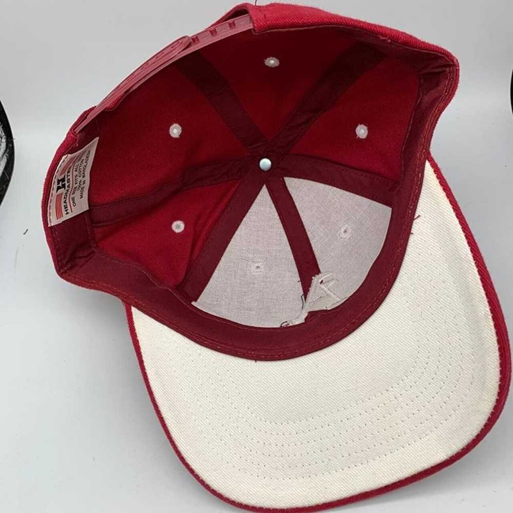 Vintage Arkansas Razorbacks NCAA Headmaster Hat S… - image 5
