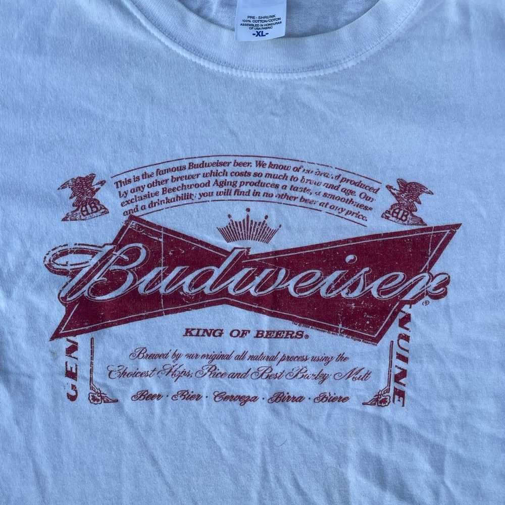 Y2K Budweiser T-Shirt - image 2