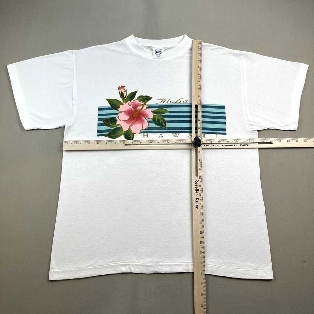 Vintage Hawaii T-Shirt Adult Large White Aloha Na… - image 9