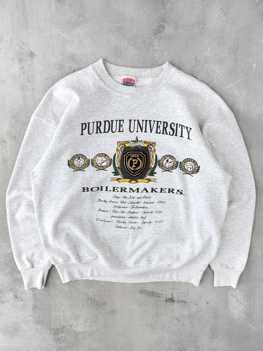 Purdue University Sweatshirt 90's - XL - image 1