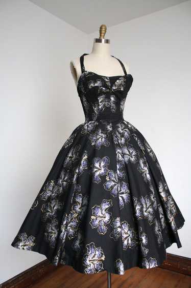 vintage 1950s Alfred Shaheen sun dress {xxs} - image 1