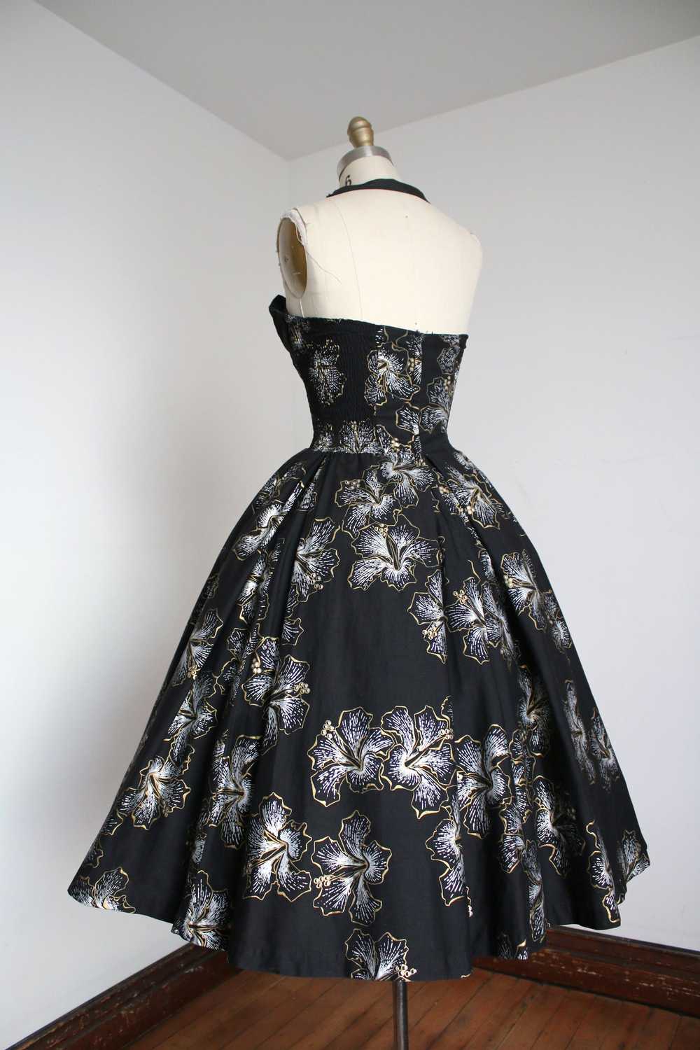 vintage 1950s Alfred Shaheen sun dress {xxs} - image 5