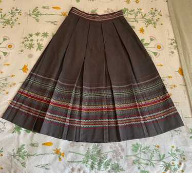 Koch & Poehlmann KG Bavarian Embroidered Skirt (X… - image 1