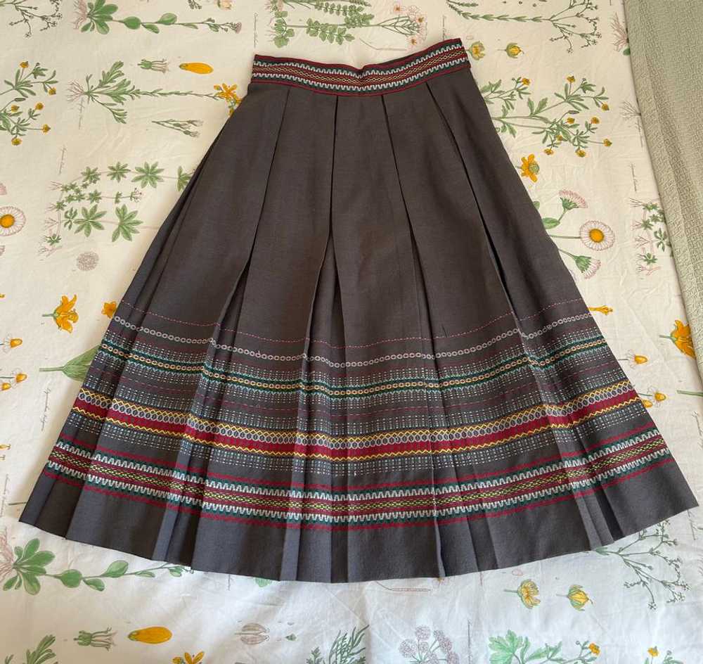 Koch & Poehlmann KG Bavarian Embroidered Skirt (X… - image 4