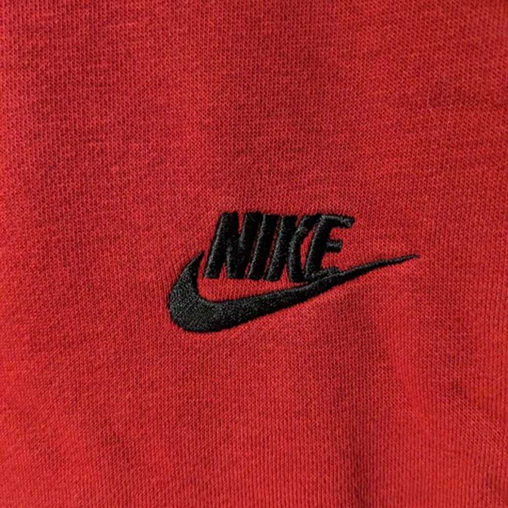 Vintage 2010 Nike Swoosh Essential Red Medium Swe… - image 2