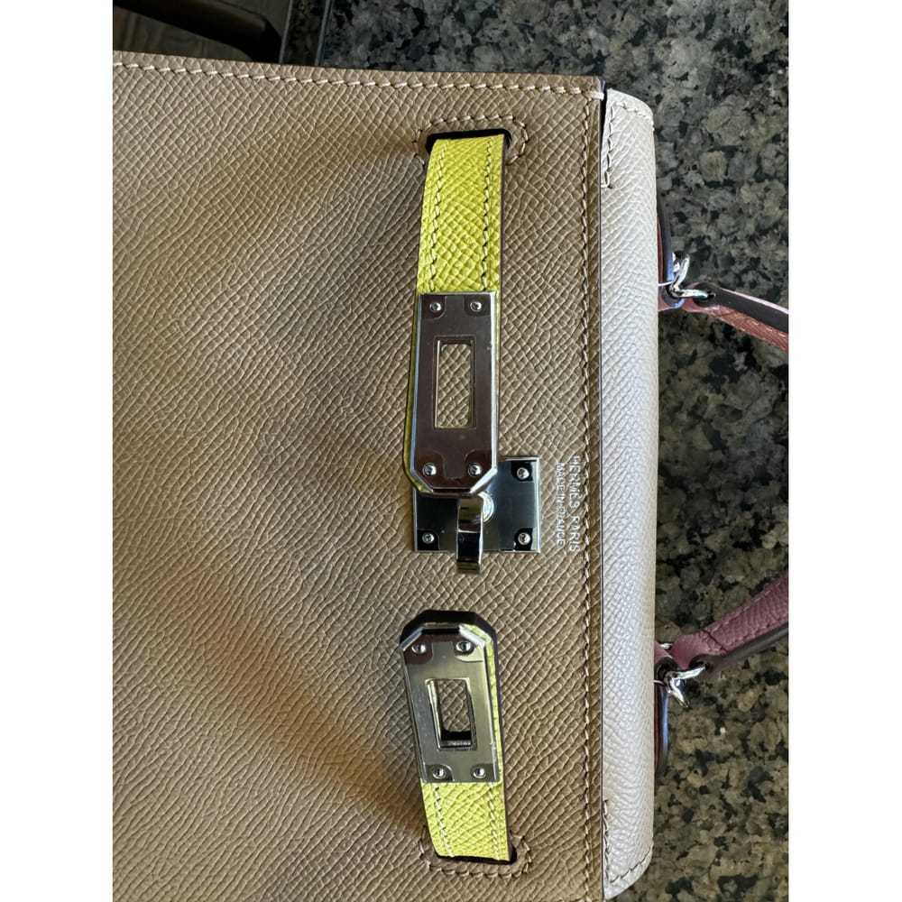 Hermès Kelly Tiny leather handbag - image 10