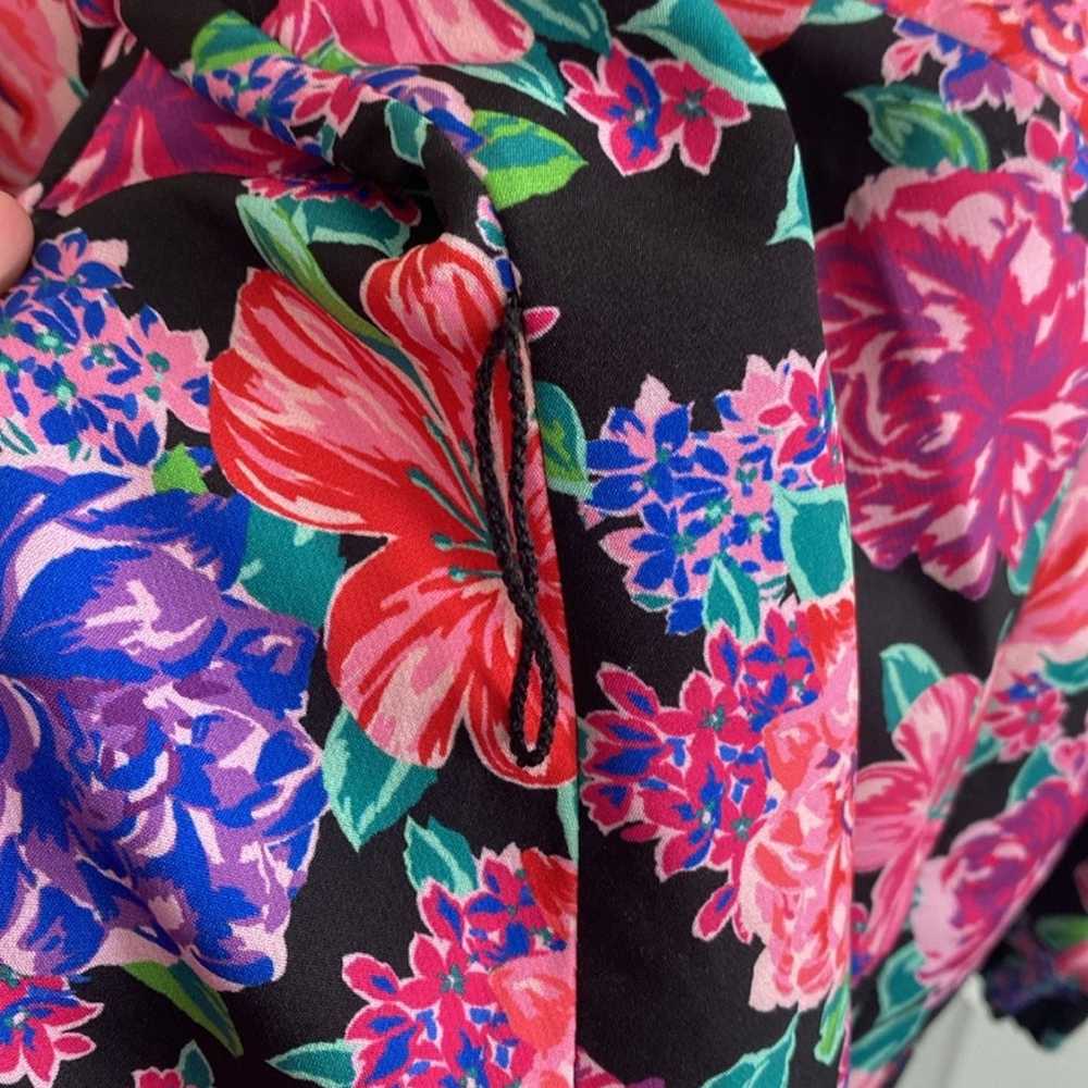 Zara Puff Sleeve Floral Mini Dress - image 11