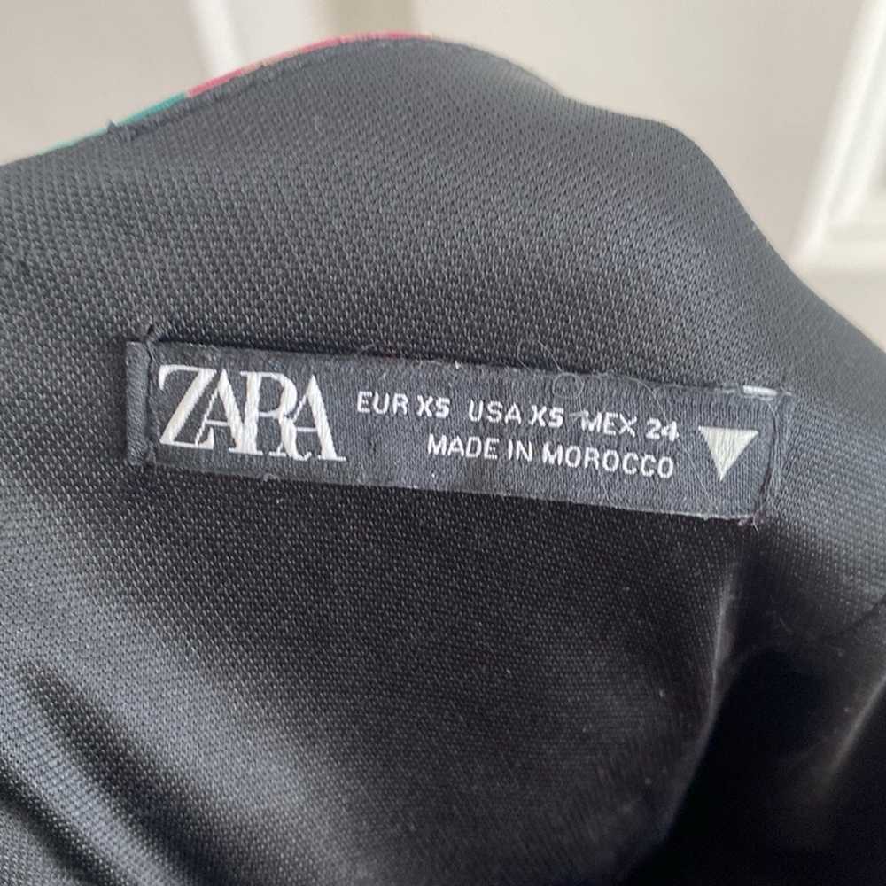 Zara Puff Sleeve Floral Mini Dress - image 5