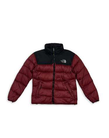 NORTH FACE 700 BURGUNDY NUPTSE PUFFER COAT (XL)