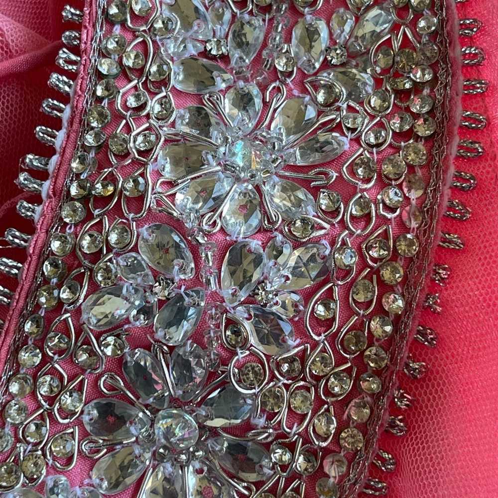 Ethnic Wear Dress Womens XL Kurta Pink Jeweled Sh… - image 6