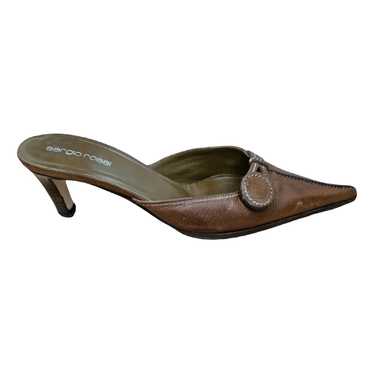 Sergio Rossi Leather mules - image 1