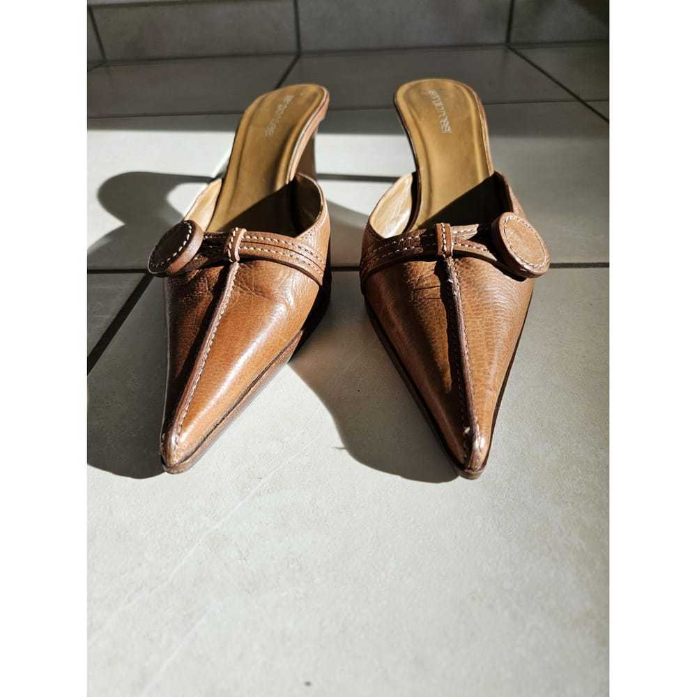 Sergio Rossi Leather mules - image 4