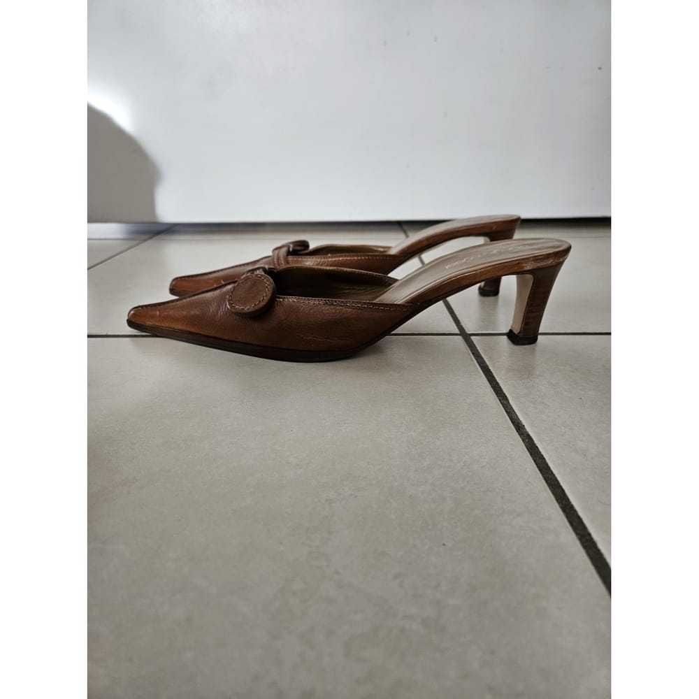 Sergio Rossi Leather mules - image 9