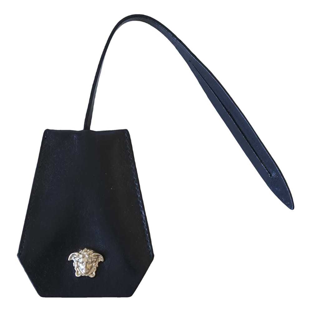 Versace Medusa leather bag charm - image 1