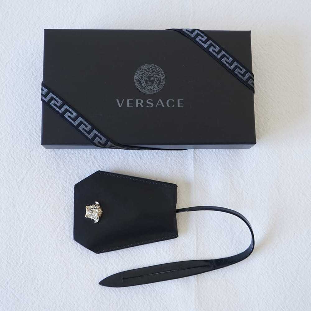 Versace Medusa leather bag charm - image 2