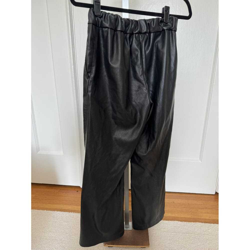 Anine Bing Vegan leather straight pants - image 3