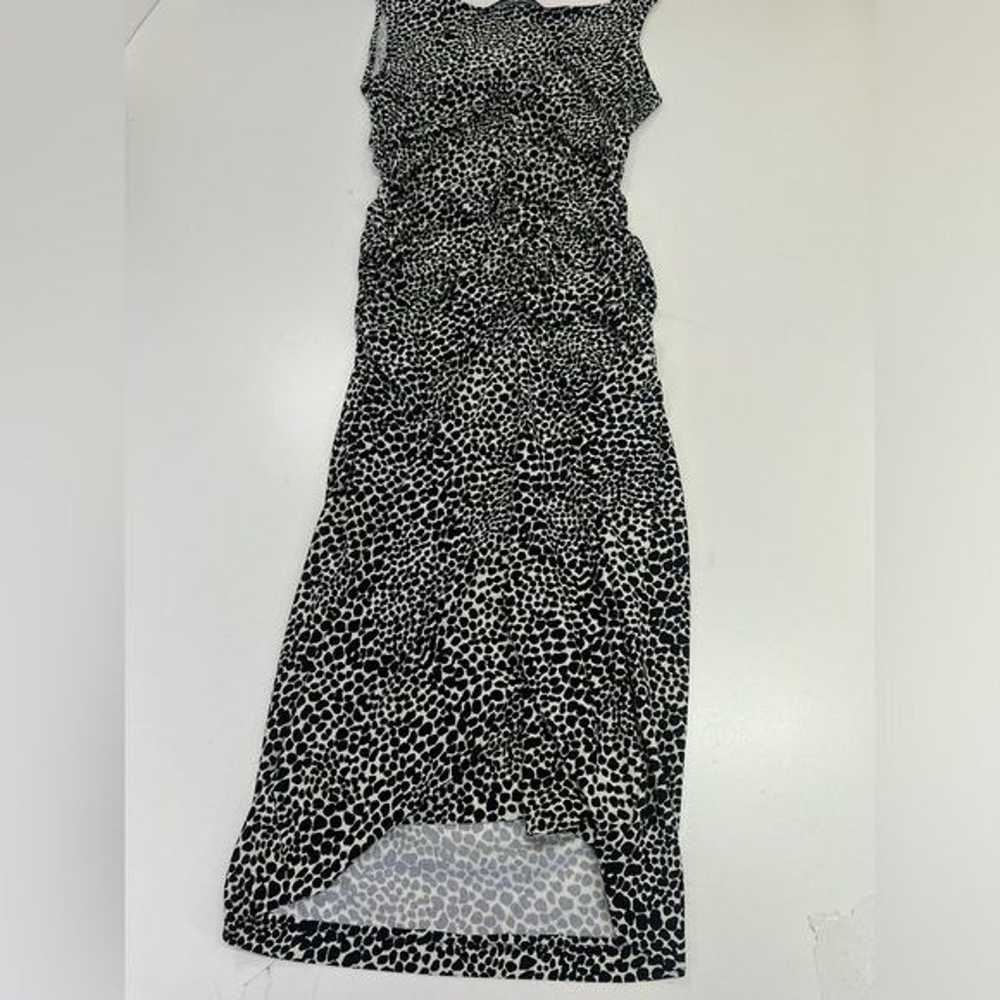 Norma Kamali Animal Print Sleeveless Dress Stretc… - image 6