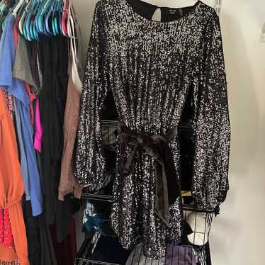 VICI Sequin Long Sleeve Dress - image 1