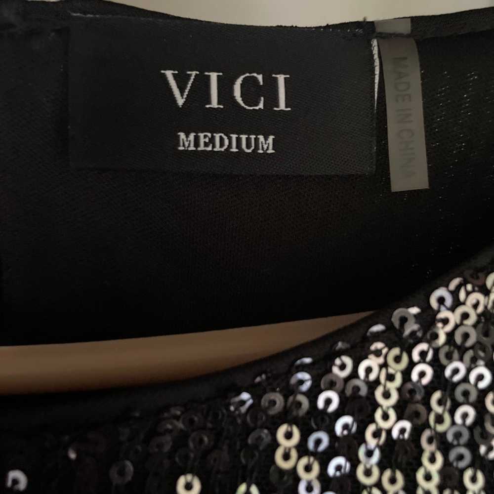 VICI Sequin Long Sleeve Dress - image 2