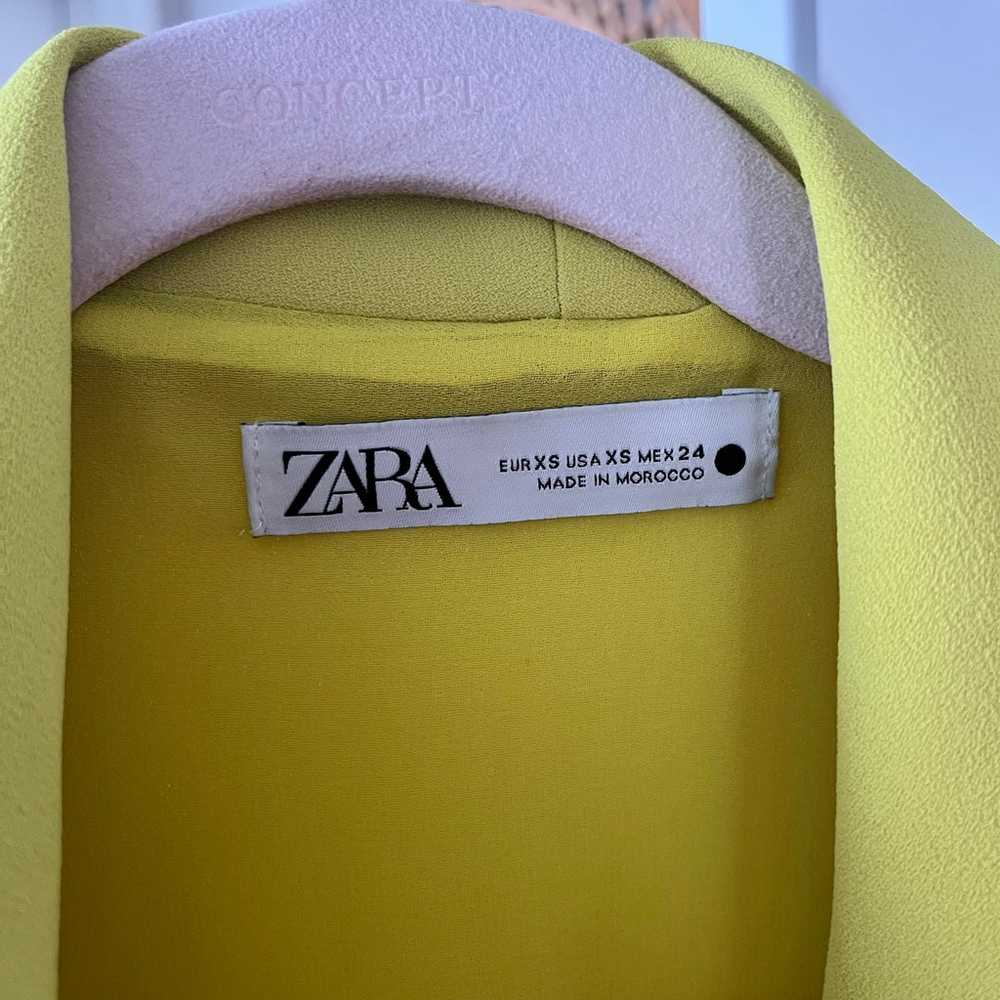 Zara Yellow Blazer Dress - image 7