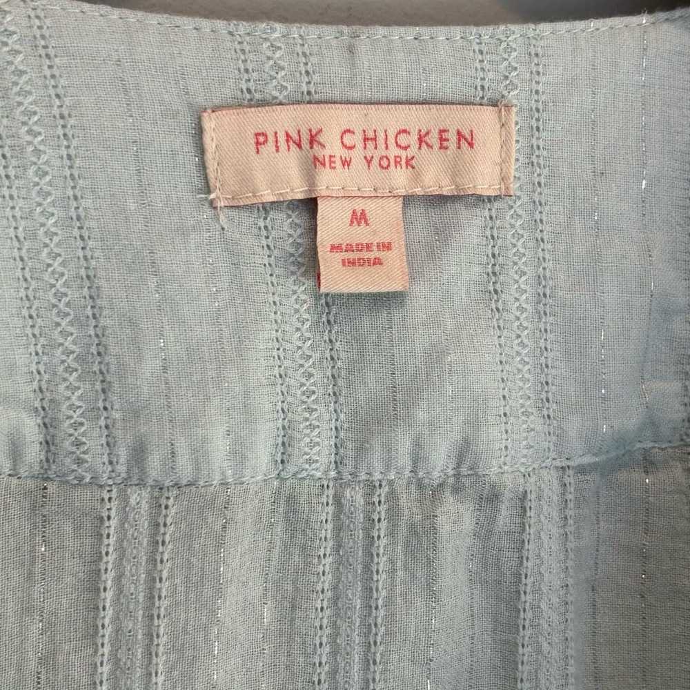 Pink Chicken Indira A-Line Ruffled Dress - size M… - image 5