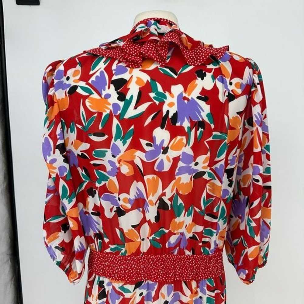 Vintage 80s Assorti Susan Freis Midi Dress Rockab… - image 10