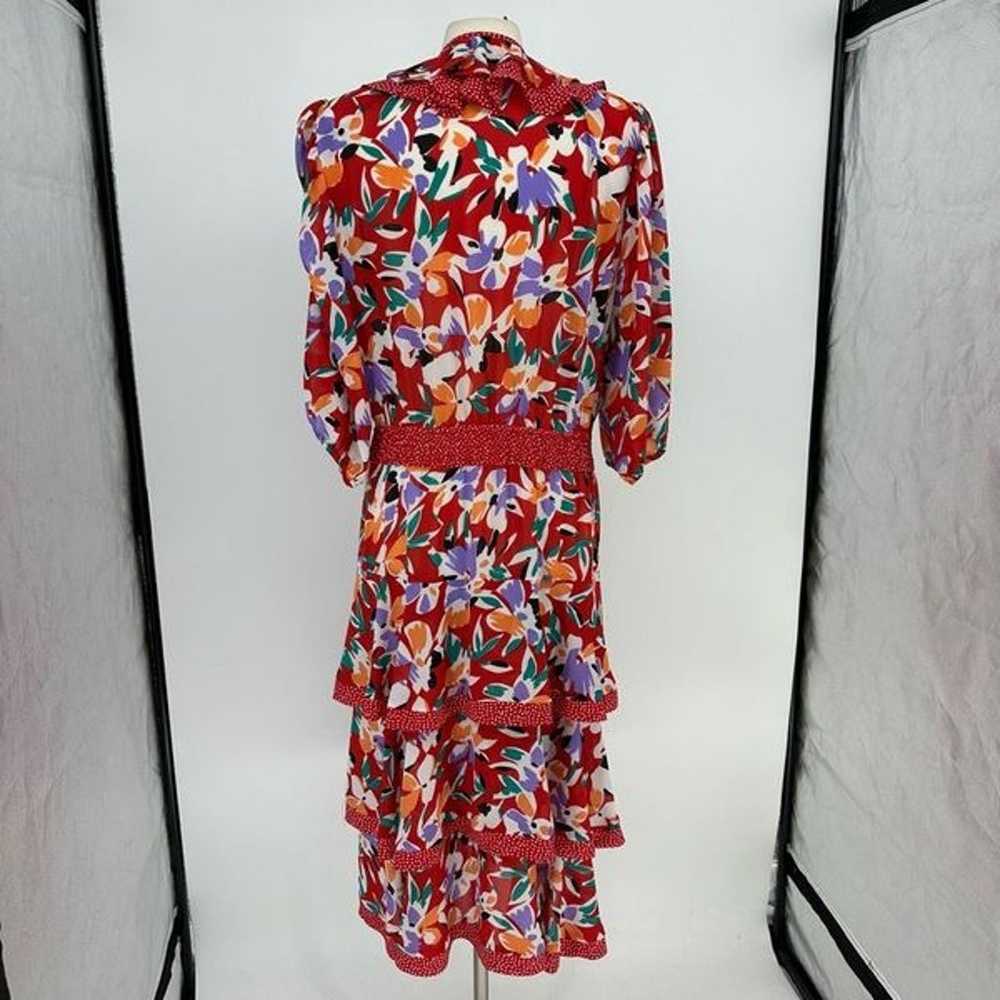Vintage 80s Assorti Susan Freis Midi Dress Rockab… - image 9