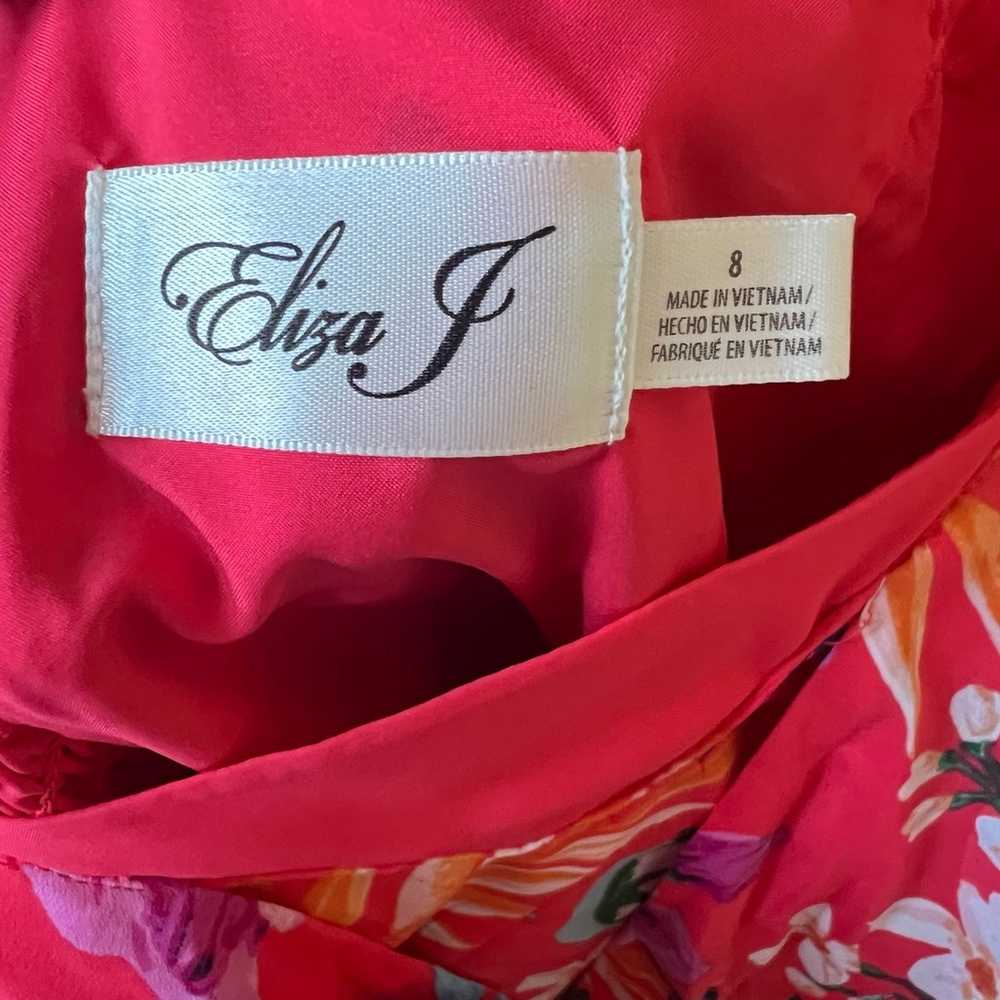 Eliza J Floral Tie Front Tiered Maxi Dress - image 5