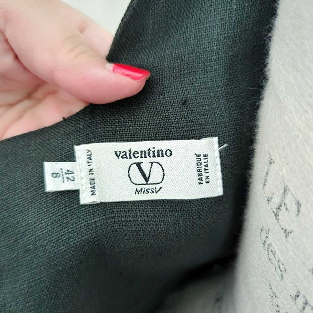 Vintage 90s Valentino Womens Dress Small Black Li… - image 8