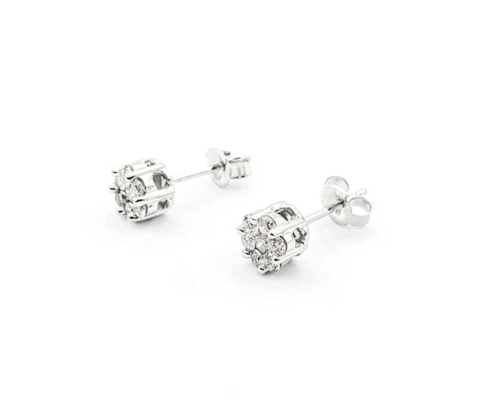 Cocktail Stud Design Diamond Fashion Earrings In … - image 3