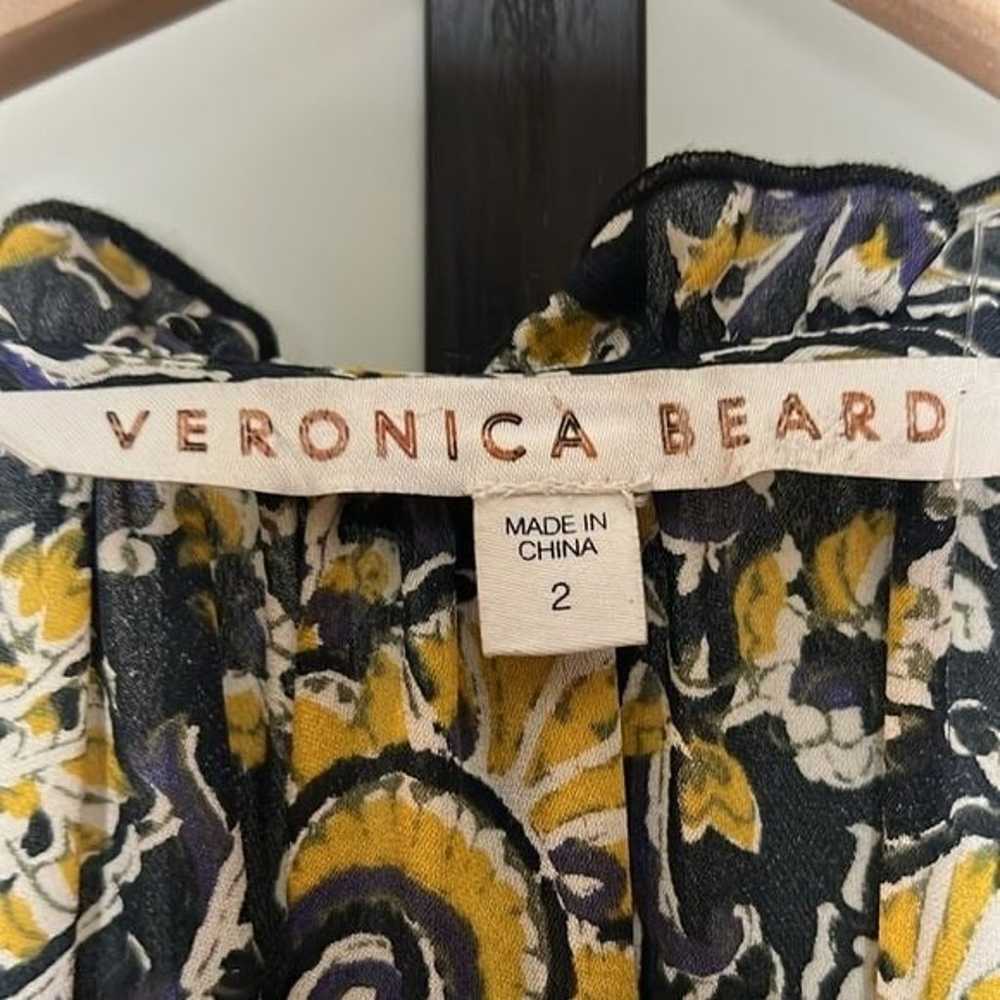 Veronica Beard Ida Silk Mini Dress Size 2 - image 6