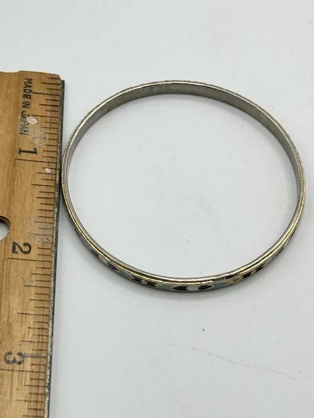 Vintage child's enamel bangle bracelet - image 6