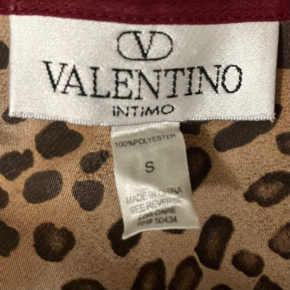 Vintage Valentino floral cheetah slip dress - image 10