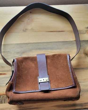 FRANCESCO BIASIA レザーバッグ　スエード　異素材 Francesco biasia vintage leather - Gem