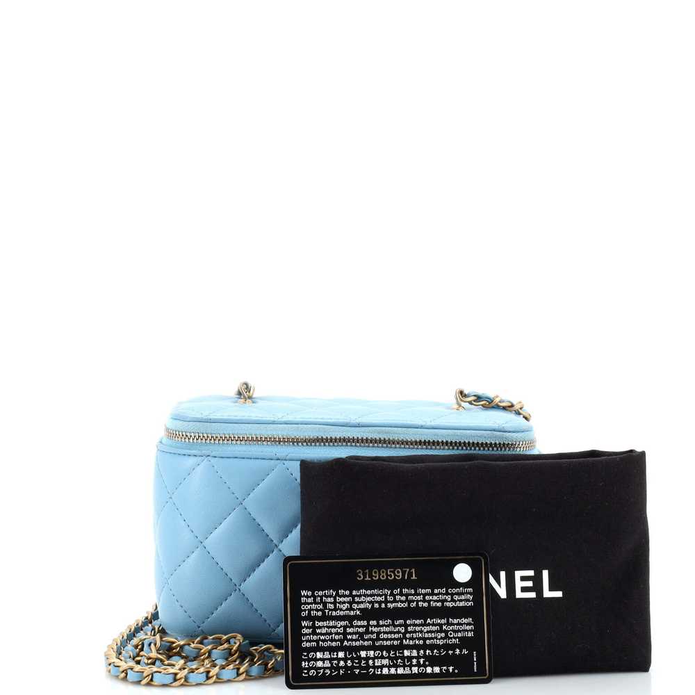 CHANEL Pearl Crush Vanity Case with Chain Quilted… - image 2