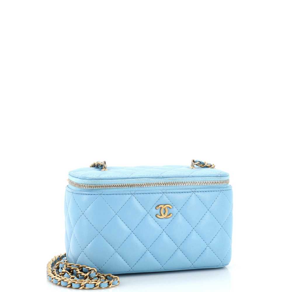 CHANEL Pearl Crush Vanity Case with Chain Quilted… - image 3