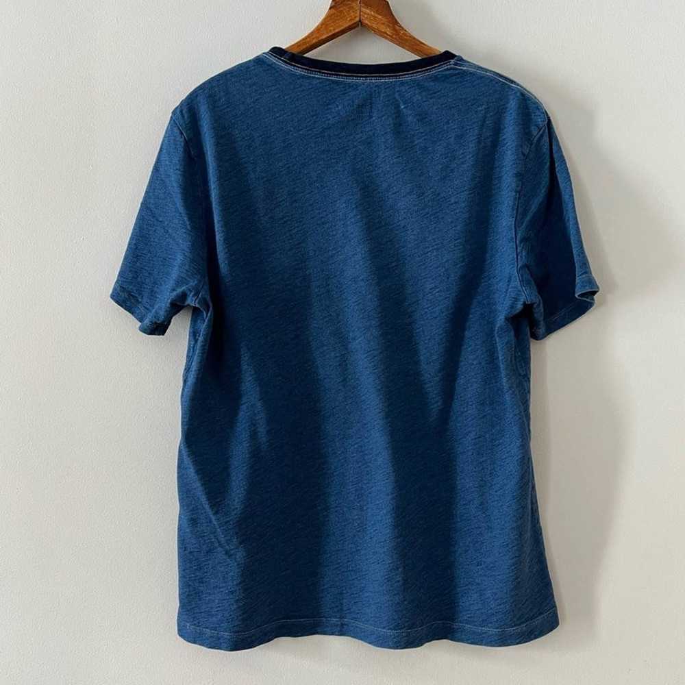 Lands' End "seaworn crew" blue t shirt in men's s… - image 3