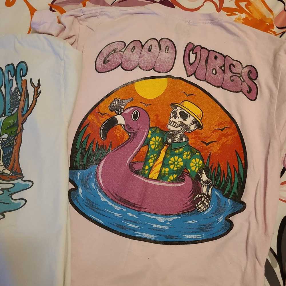 Good Vibes Skeleton Shirts by Call Your Mother Me… - image 2