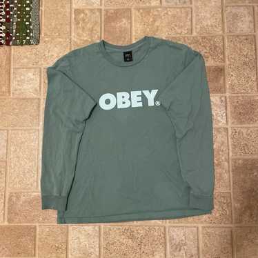 Obey “bold” long sleeve t shirt - image 1