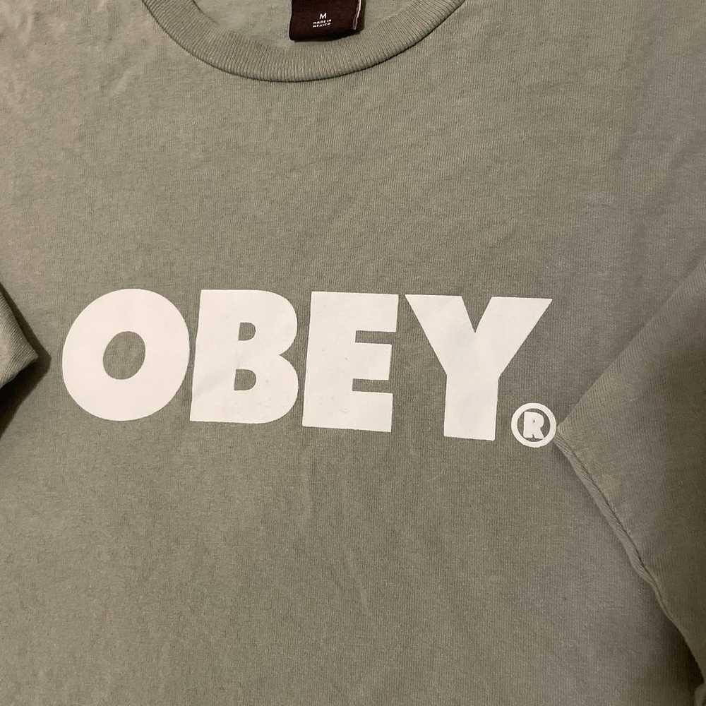 Obey “bold” long sleeve t shirt - image 2