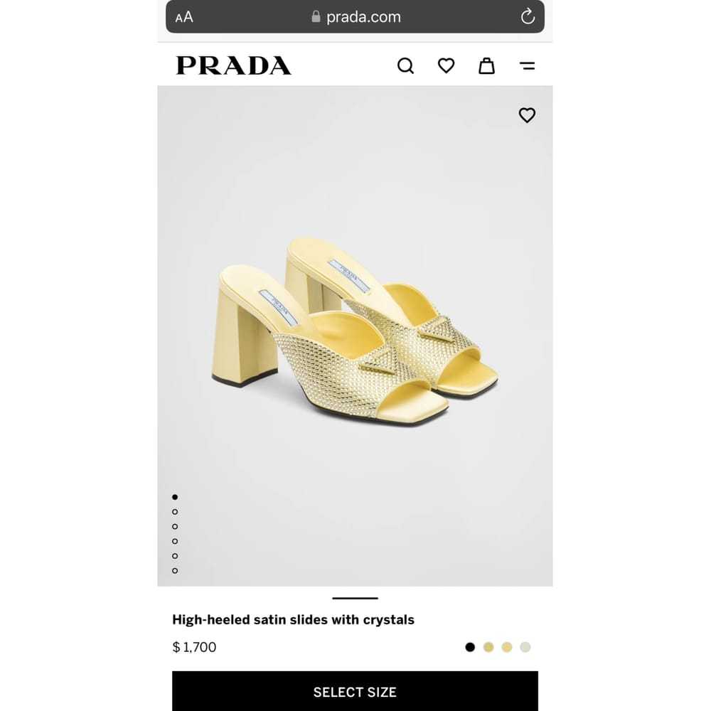 Prada Leather heels - image 10