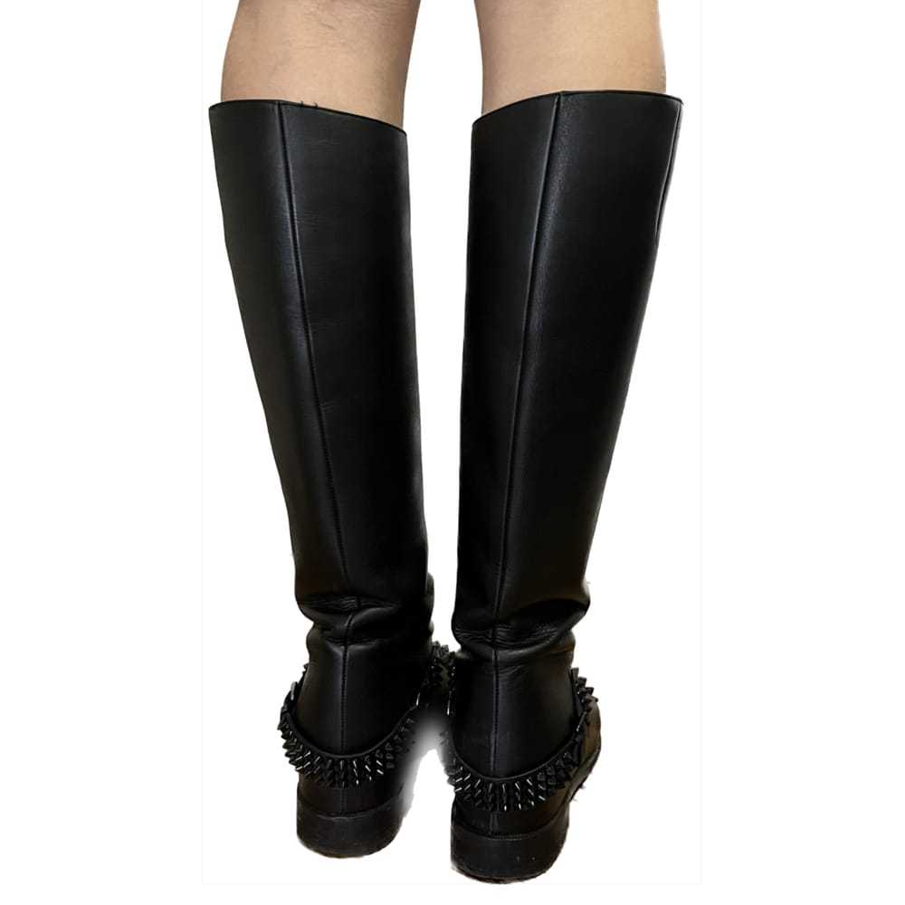 Christian Louboutin Egoutina leather riding boots - image 2