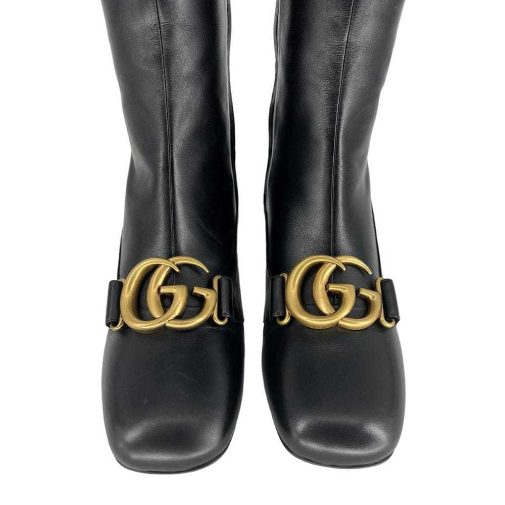 Gucci Leather riding boots - image 10
