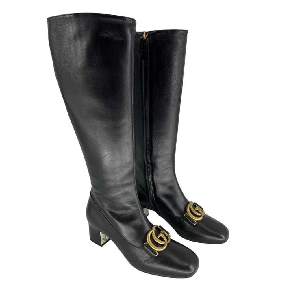 Gucci Leather riding boots - image 6