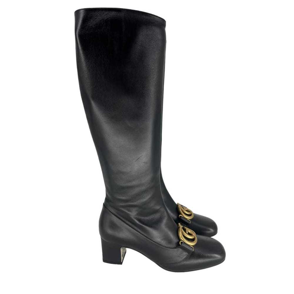 Gucci Leather riding boots - image 7