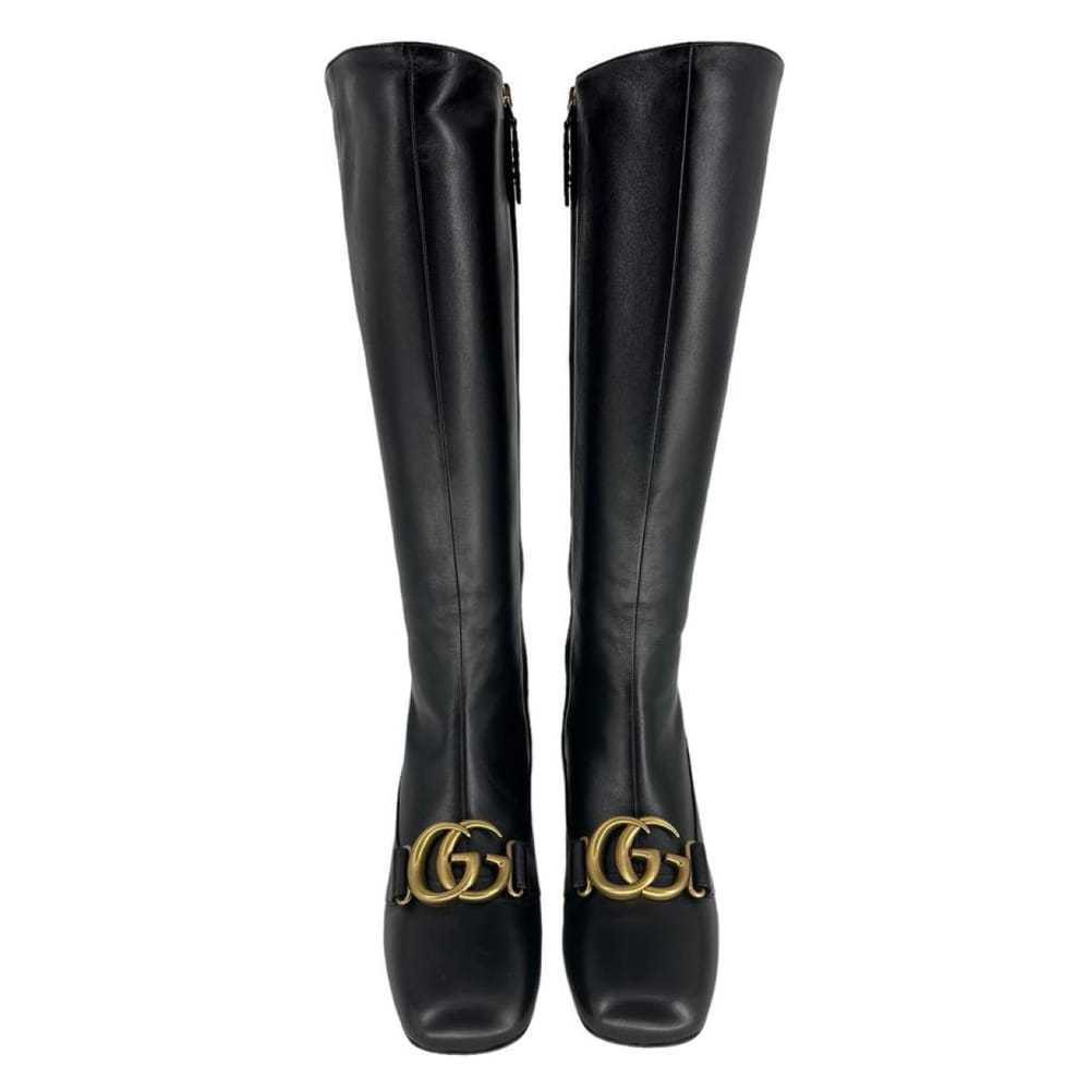 Gucci Leather riding boots - image 9