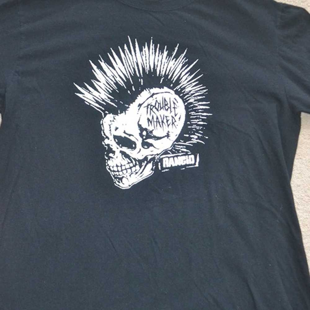 Rancid Shirt Adult Medium Black Punk Rock Band Mu… - image 2