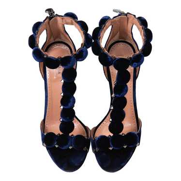 Alaïa Velvet heels